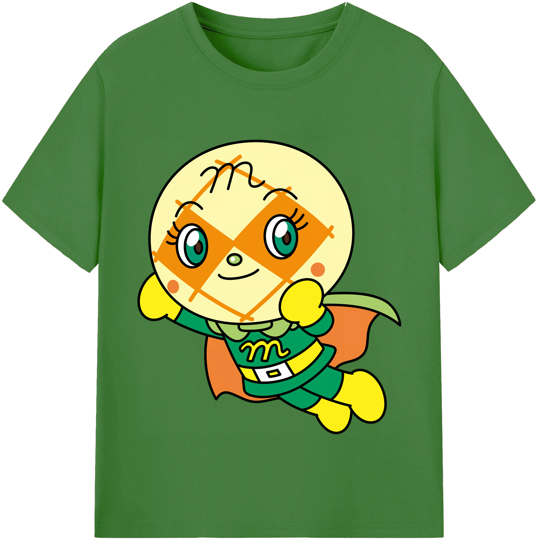 （画像用） アンパンマン Anpanman レディースカジュアルプリントTシャツ（綿100％）